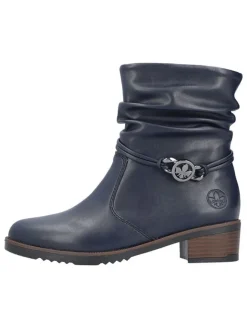 Stiefeletten in Dunkelblau><noscript><img width=