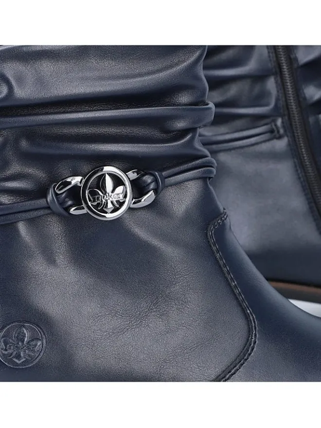 Stiefeletten in Dunkelblau>rieker New