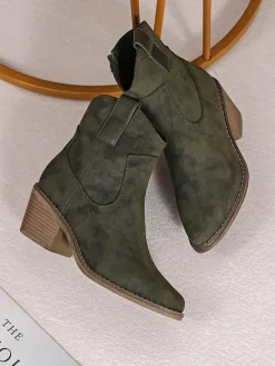 Stiefeletten in Grün>Sixth Sens New