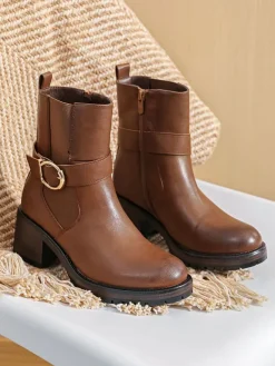 Stiefeletten in Hellbraun>Sixth Sens Best
