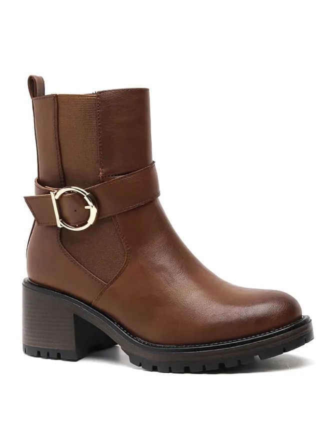 Stiefeletten in Hellbraun>Sixth Sens Best