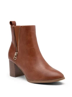 Foreverfolie Stiefeletten^Stiefeletten in Hellbraun