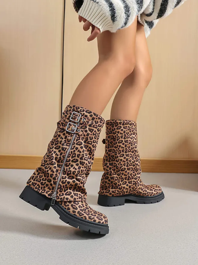 Sixth Sens Stiefeletten^Stiefeletten in Hellbraun/ Schwarz
