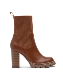 Stiefeletten in Hellbraun>Foreverfolie Clearance