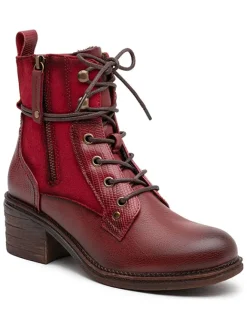 Stiefeletten in Rot>Foreverfolie