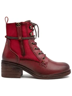 Stiefeletten in Rot><noscript><img width=