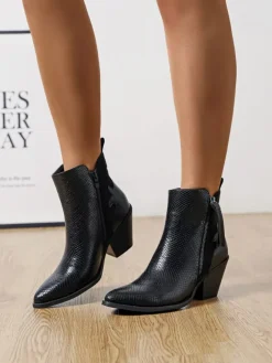 Sixth Sens Stiefeletten^Stiefeletten in Schwarz