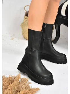 Stiefeletten in Schwarz>trendyol Sale