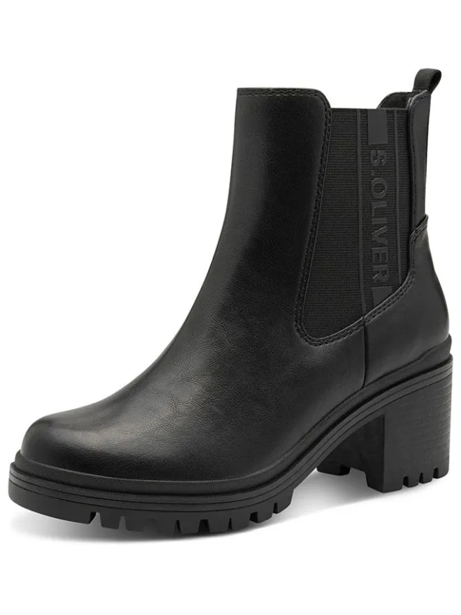 Stiefeletten in Schwarz>s.Oliver Best