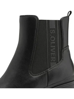 Stiefeletten in Schwarz><noscript><img width=