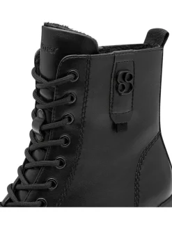 Stiefeletten in Schwarz><noscript><img width=