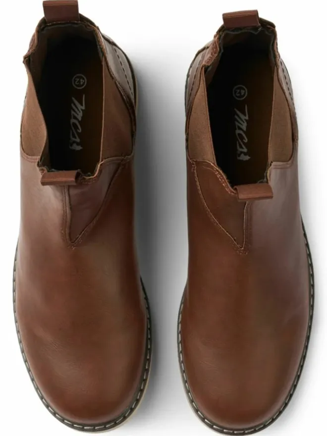 MCS Stiefel & Boots^Stiefeletten MCPilou in Dark Camel