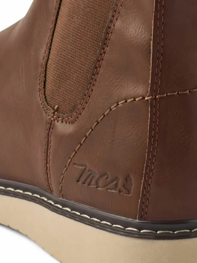 MCS Stiefel & Boots^Stiefeletten MCPilou in Dark Camel