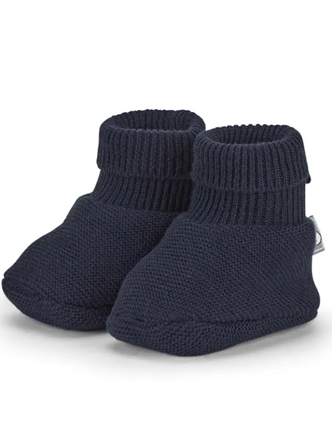 Strick-Hausschuhe in Dunkelblau>Sterntaler® Clearance