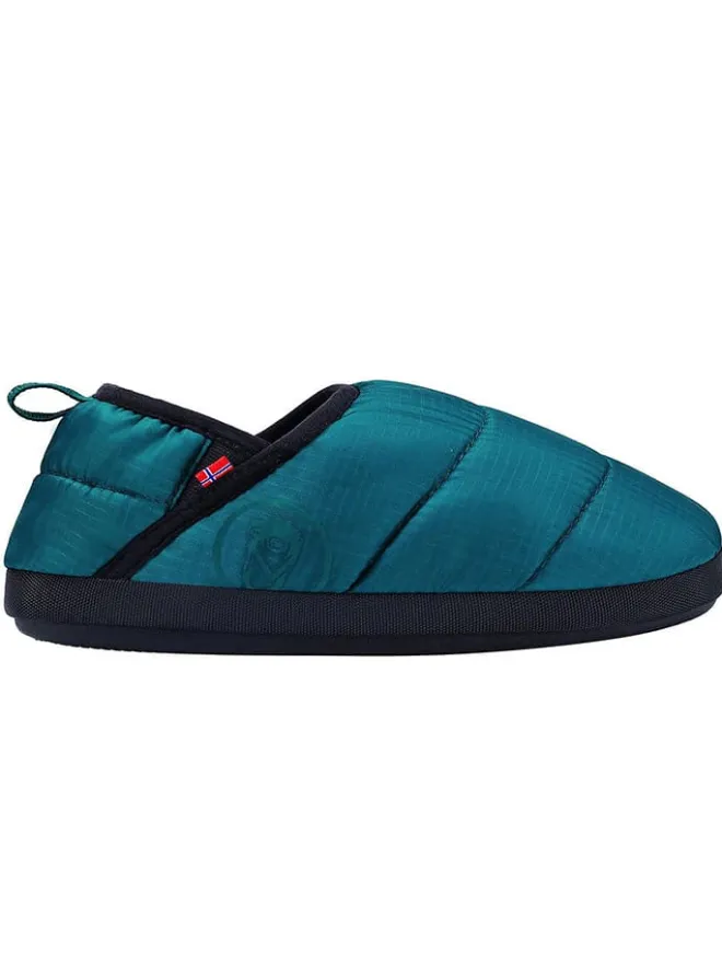 Trollkids Hausschuhe^Thermoschuhe "Hut Mule" in Türkis