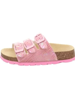 superfit Halbschuhe|Clogs & Pantoletten·Pantoletten^Tieffußbett Pantolette FUSSBETTPANTOFFEL in Rosa