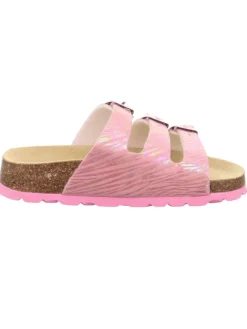 superfit Halbschuhe|Clogs & Pantoletten·Pantoletten^Tieffußbett Pantolette FUSSBETTPANTOFFEL in Rosa