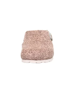 Tieffußbett Pantolette FUSSBETTPANTOFFEL in Braun/Mehrfarbig><noscript><img width=