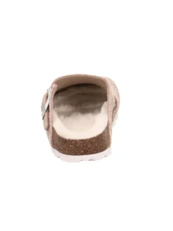 Tieffußbett Pantolette FUSSBETTPANTOFFEL in Braun/Mehrfarbig><noscript><img width=