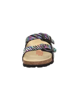 Tieffußbett Pantolette FUSSBETTPANTOFFEL in Schwarz><noscript><img width=