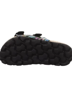 Tieffußbett Pantolette FUSSBETTPANTOFFEL in Schwarz><noscript><img width=