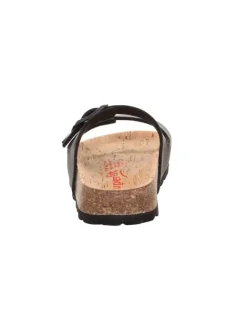 Tieffußbett Pantolette FUSSBETTPANTOFFEL in Schwarz><noscript><img width=