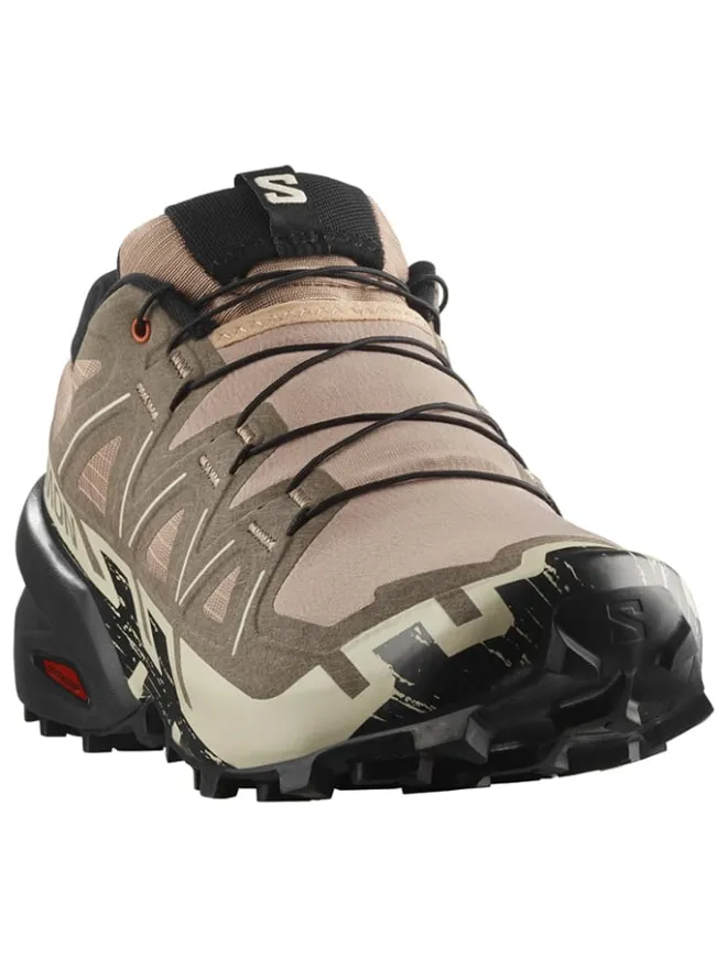 Trailrunningschuhe "Speedcross 6" in Beige/ Schwarz>SALOMON Outlet