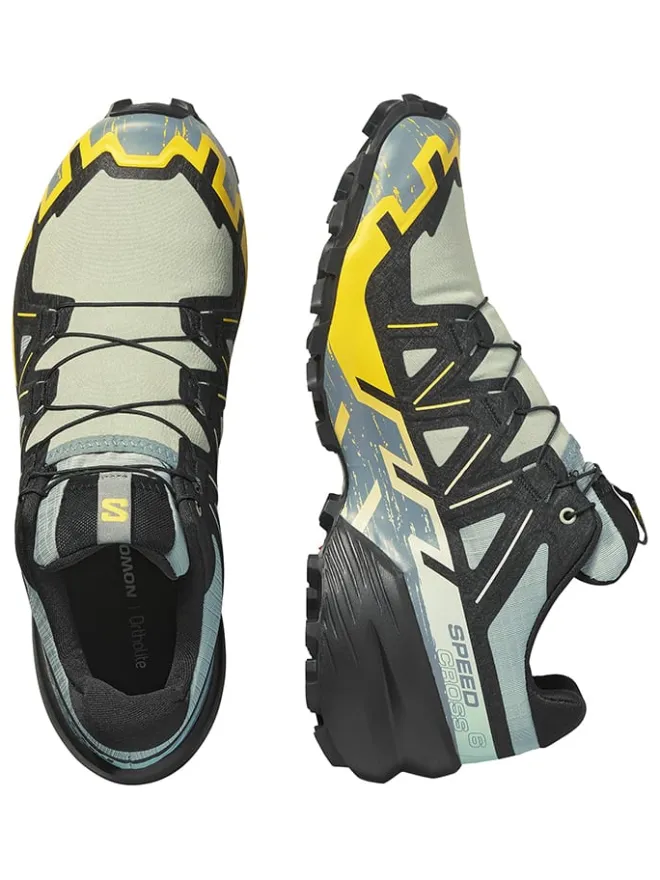 SALOMON Sportschuhe^Trailrunningschuhe "Speedcross 6" in Grün/ Gelb