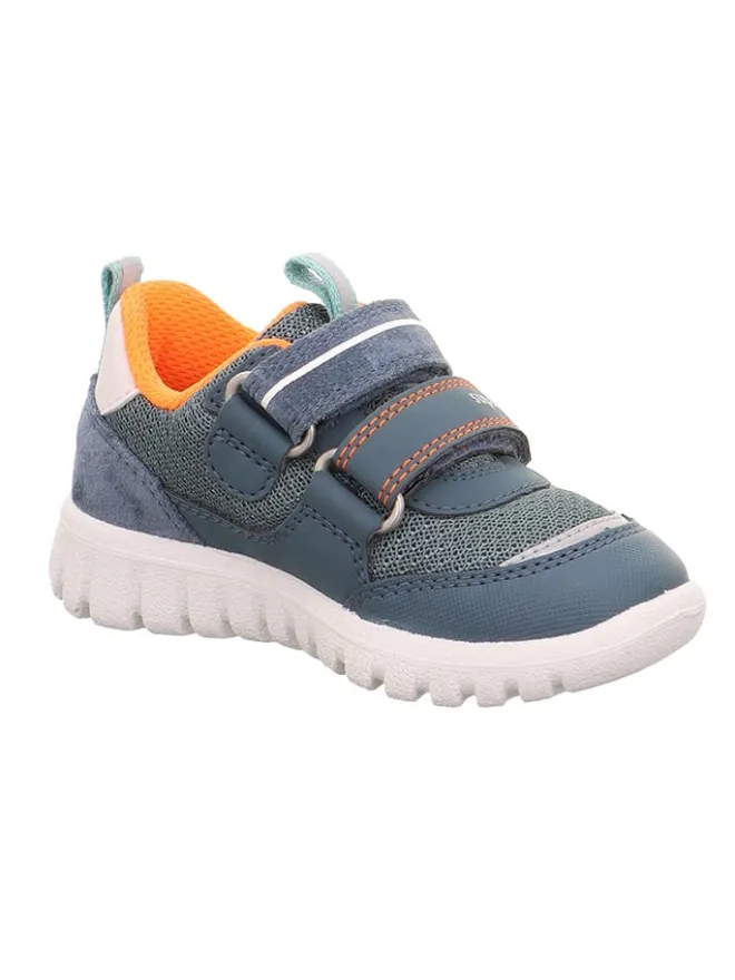 superfit Lauflernschuhe^Trainingsschuhe "Sport 7 mini" in Blau/ Weiß/ Orange