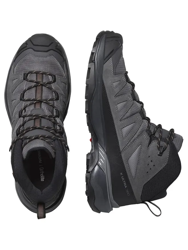 SALOMON Outdoorschuhe^Trekkingboots "X Ultra 360 LTR MID GTX" in Grau