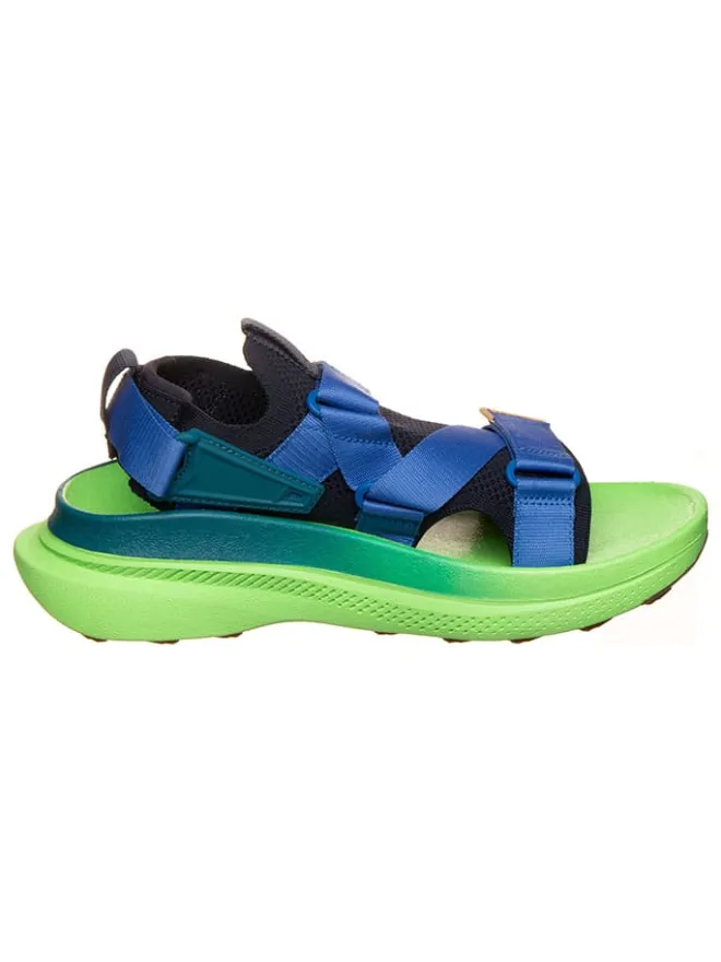 Teva Outdoorschuhe^Trekkingsandalen "Aventrail" in Blau/ Grün