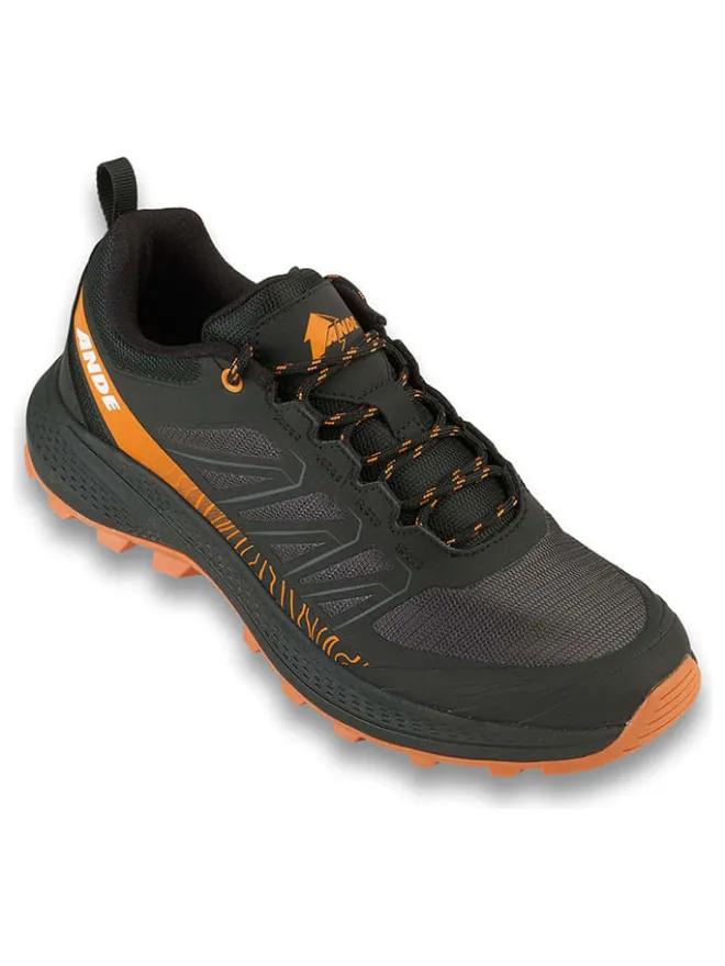 Ande Outdoor- & Sportschuhe|Outdoorschuhe^Trekkingschuhe "Shark" in Schwarz/ Orange