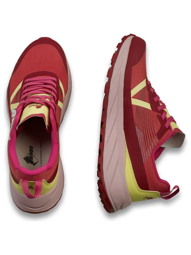 Ande Outdoor- & Sportschuhe^Trekkingschuhe "Thunder" in Rot/ Gelb/ Pink