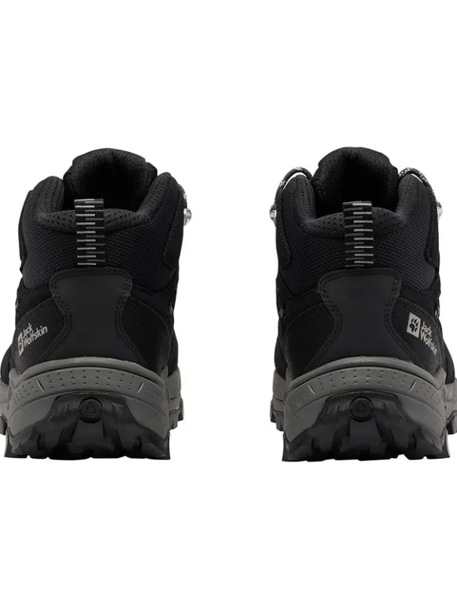 Jack Wolfskin Outdoorschuhe^Trekkingschuhe "Vojo Tour Texapore MID" in Schwarz/ Anthrazit
