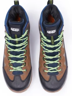 Icepeak Outdoorschuhe^Wanderboots in Dunkelblau/ Hellbraun