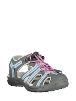 cmp Sandalen·Halbsandalen^Wanderhalbsandalen "Aquaril" in Grau/ Pink/ Hellblau
