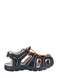 cmp Sandalen·Halbsandalen^Wanderhalbsandalen "Aquaril" in Dunkelblau/ Orange
