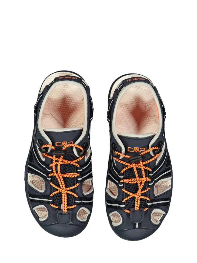 cmp Sandalen·Halbsandalen^Wanderhalbsandalen "Aquaril" in Dunkelblau/ Orange