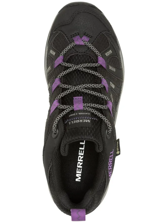 Wanderschuhe "Claypool 2" in Schwarz/ Lila>Merrell Discount