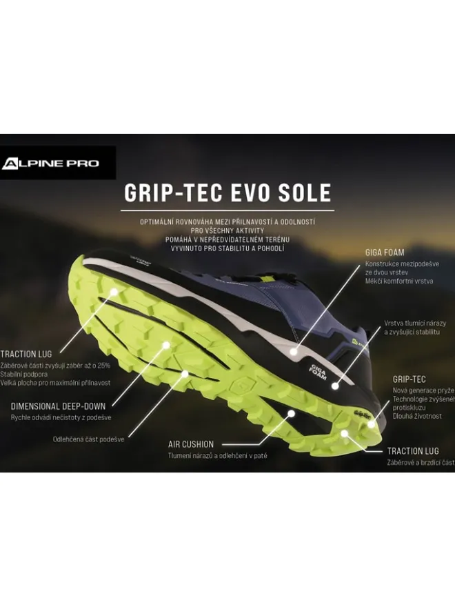 Alpine Pro Outdoorschuhe^Wanderschuhe "Qede 2" in Dunkelblau