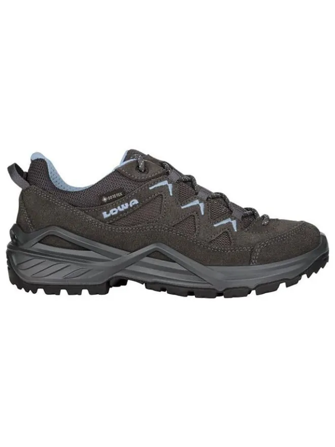 LOWA Outdoor- & Sportschuhe^Wanderschuhe "Sirkos Evo GTX Lo Ws" in Schwarz