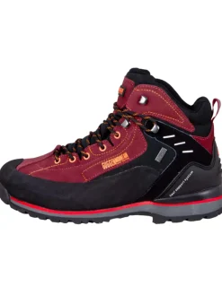 GUGGEN MOUNTAIN Outdoorschuhe^Wanderstiefel Gummikappe in Rot