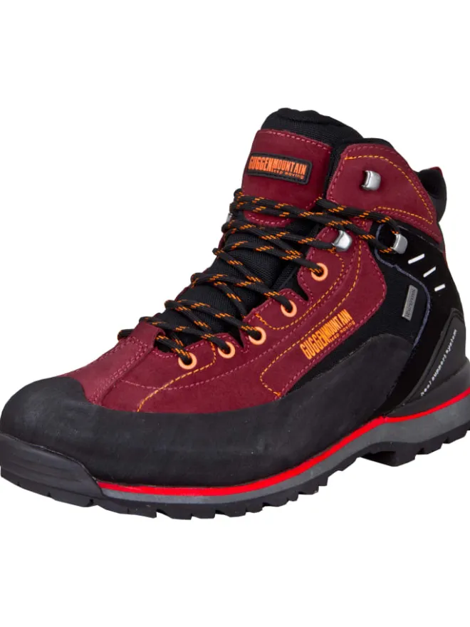 GUGGEN MOUNTAIN Outdoorschuhe^Wanderstiefel Gummikappe in Rot