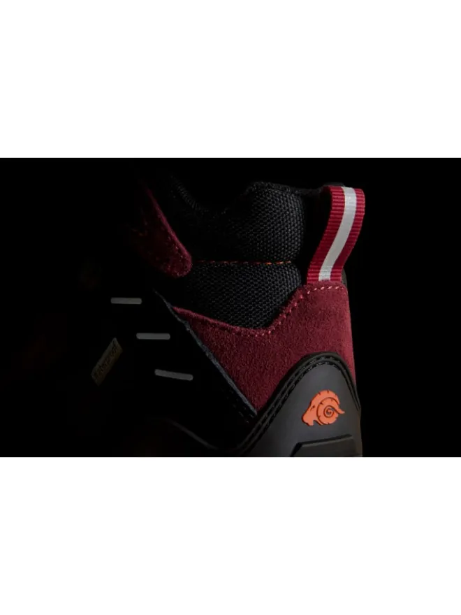 GUGGEN MOUNTAIN Outdoorschuhe^Wanderstiefel Gummikappe in Rot