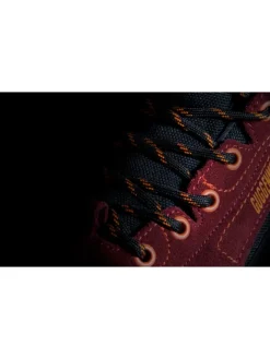 GUGGEN MOUNTAIN Outdoorschuhe^Wanderstiefel Gummikappe in Rot
