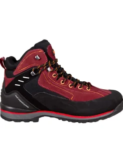 GUGGEN MOUNTAIN Outdoorschuhe^Wanderstiefel Gummikappe in Rot