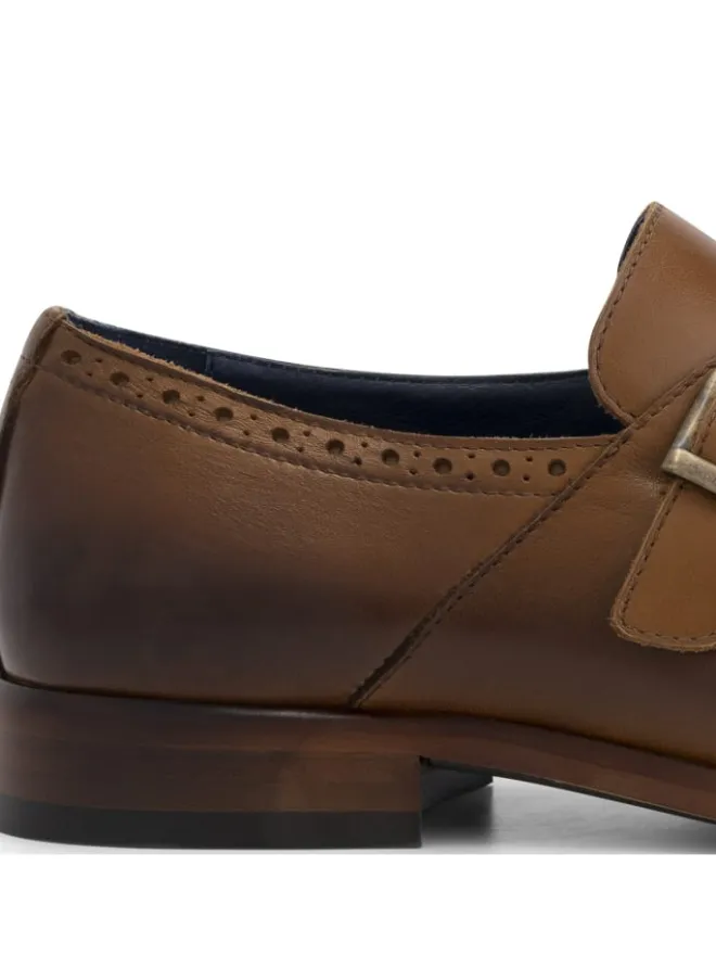 DENBROECK Schnürschuhe^Whitehall St. in Cognac