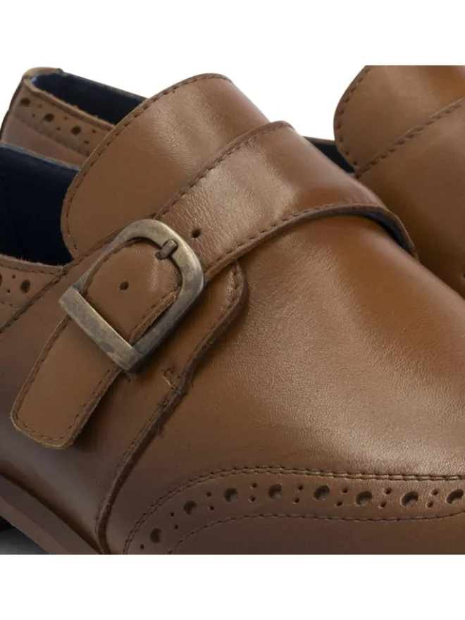 DENBROECK Schnürschuhe^Whitehall St. in Cognac