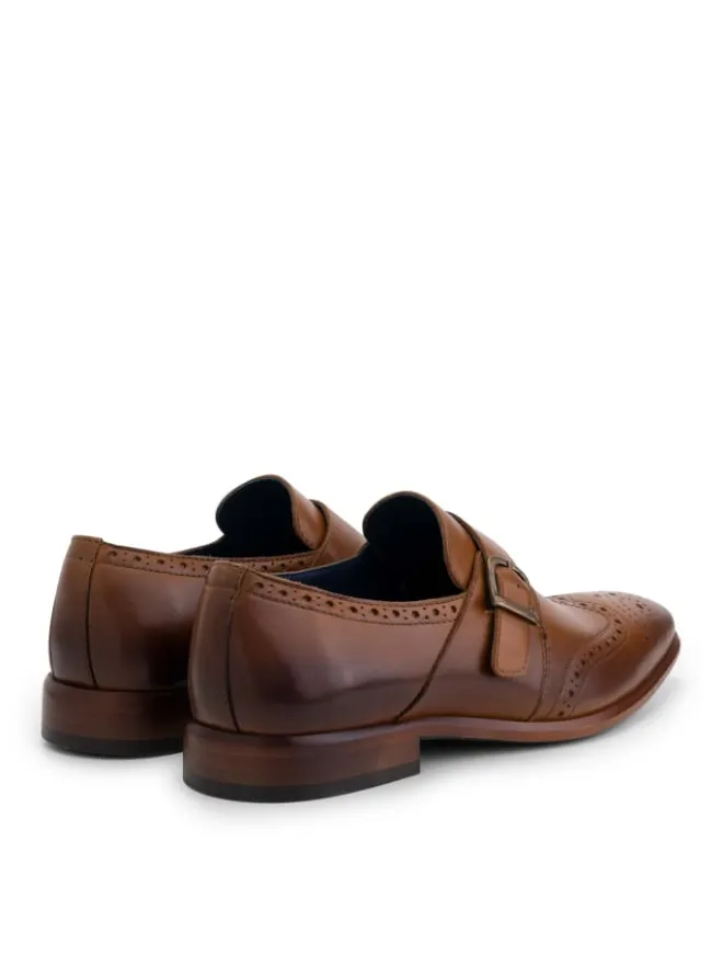 DENBROECK Schnürschuhe^Whitehall St. in Cognac