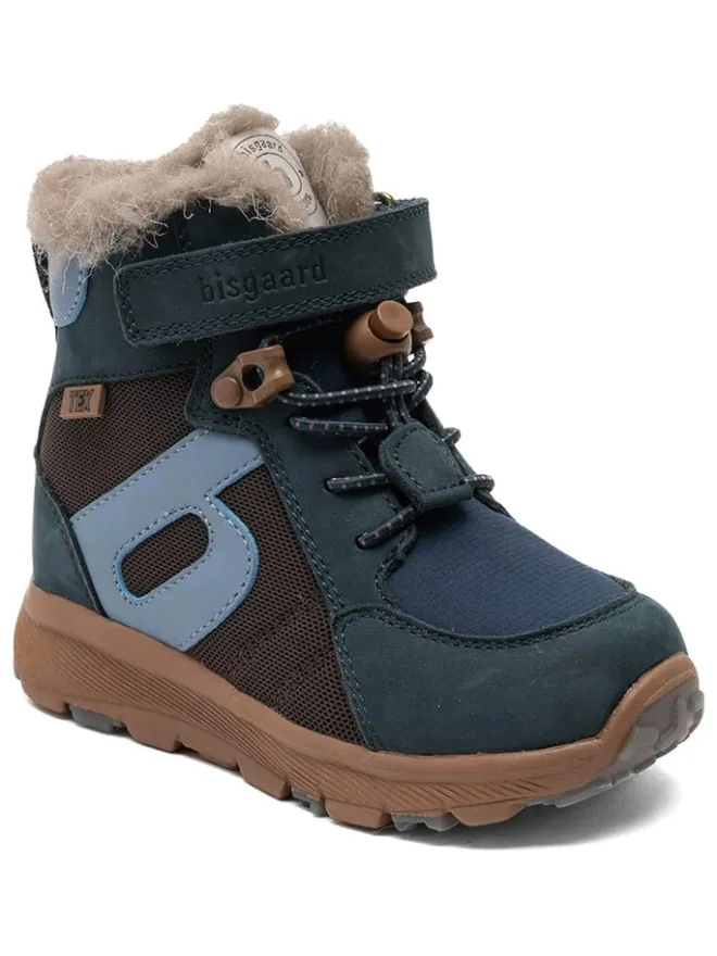Winterboots in Dunkelblau/ Hellbraun>bisgaard New